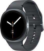 Samsung - Galaxy Watch8 Aluminum Smartwatch 44mm BT - Graphite - (2025) - Front_Zoom
