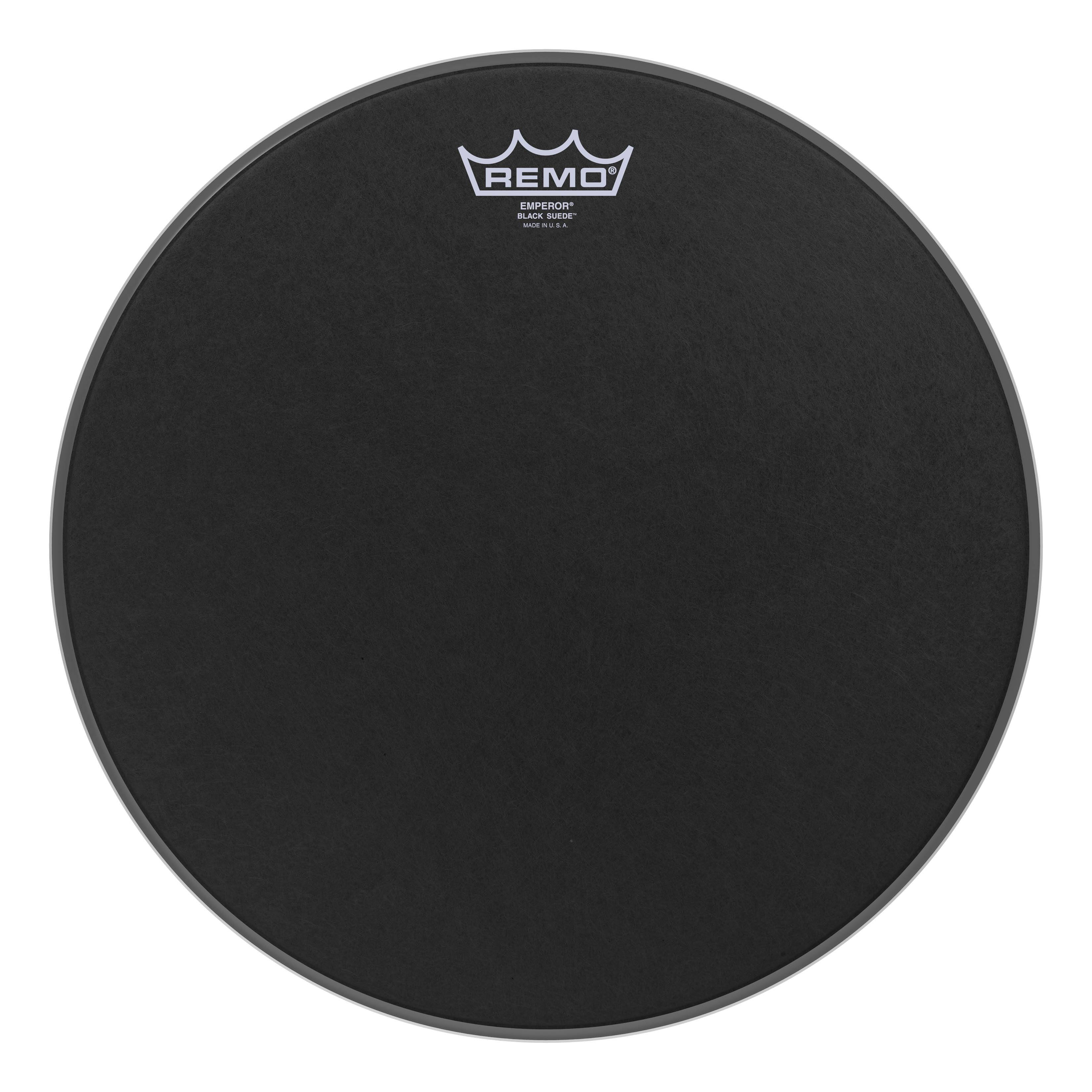 Remo - Batter, Emperor, Black Suede, 14 Diameter price history on PriceWatchPro