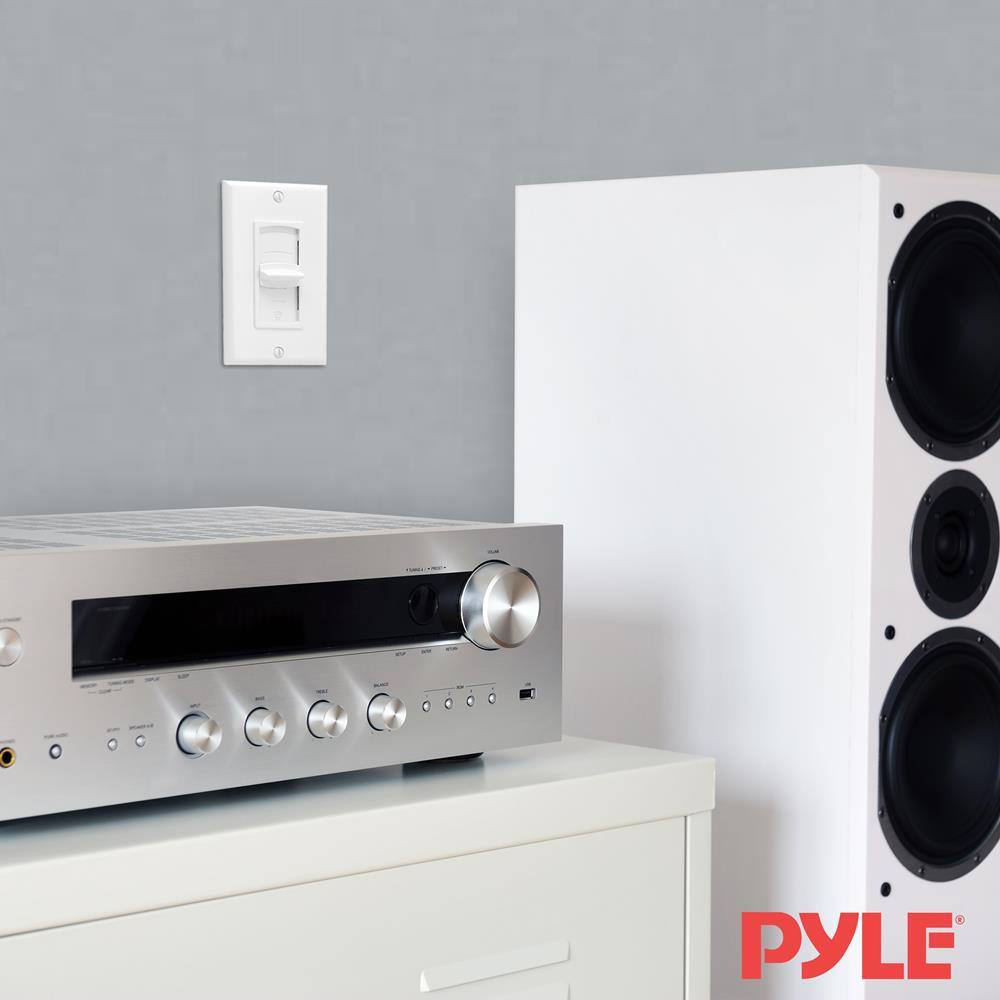 Alt View 2. Pyle - Wall Mount Audio Volume Control - Black.