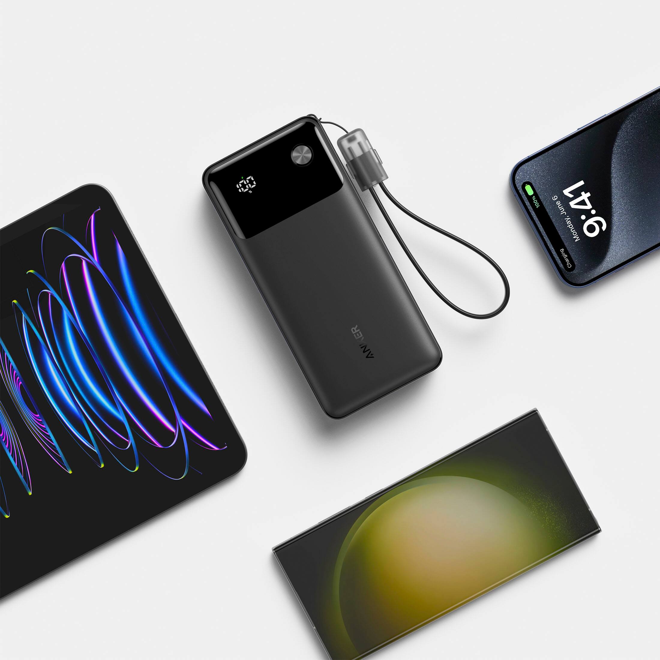 The text on the image reads: "100% 9 June 9:41 Monday. Changing ANKER ER AN." The corrected text would be: "100% 9 June 9:41 Monday. Changing ANKER ER AN."