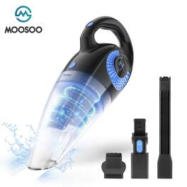 MOOSOO - Handheld Vacuum Cordless 8500PA Wet Dry Powerful Hand Vacuum Lightweight Rechargeable Handy vac for Home Car - Blue