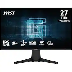 MSI 27" FHD 1920 x 1080 IPS Panel 144Hz 1ms MPRT HDR Ready AI Vision Wide Color Gamut