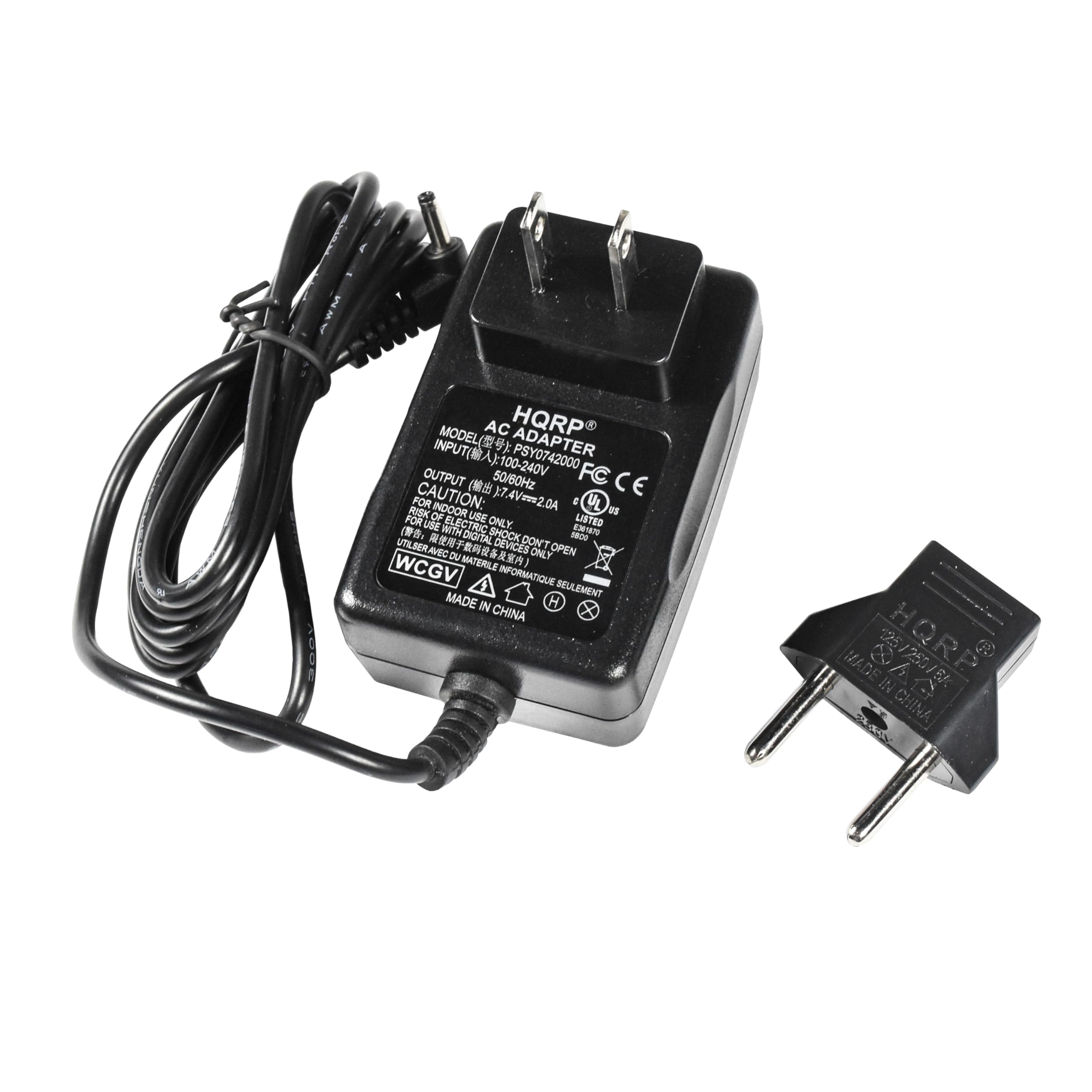 HQRP AC Adapter for Canon PowerShot S2IS S3IS S5IS SX10IS Camera