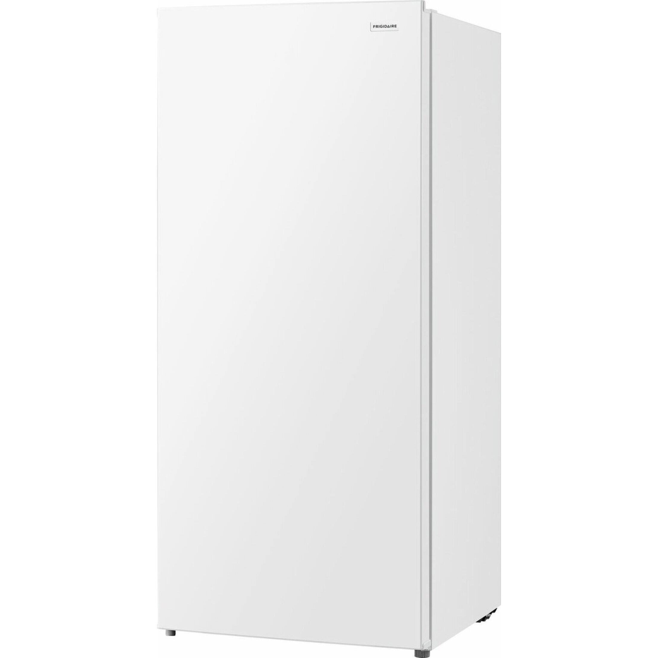 Angle. Frigidaire - 7 Cu. Ft. Garage Ready Upright Convertible Freezer Refrigerator - White.