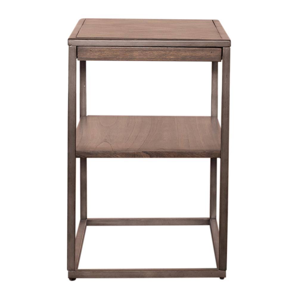 Alt View 1. Liberty Furniture Industries - Jamestown Chair Side Table in Tobacco - Brown.