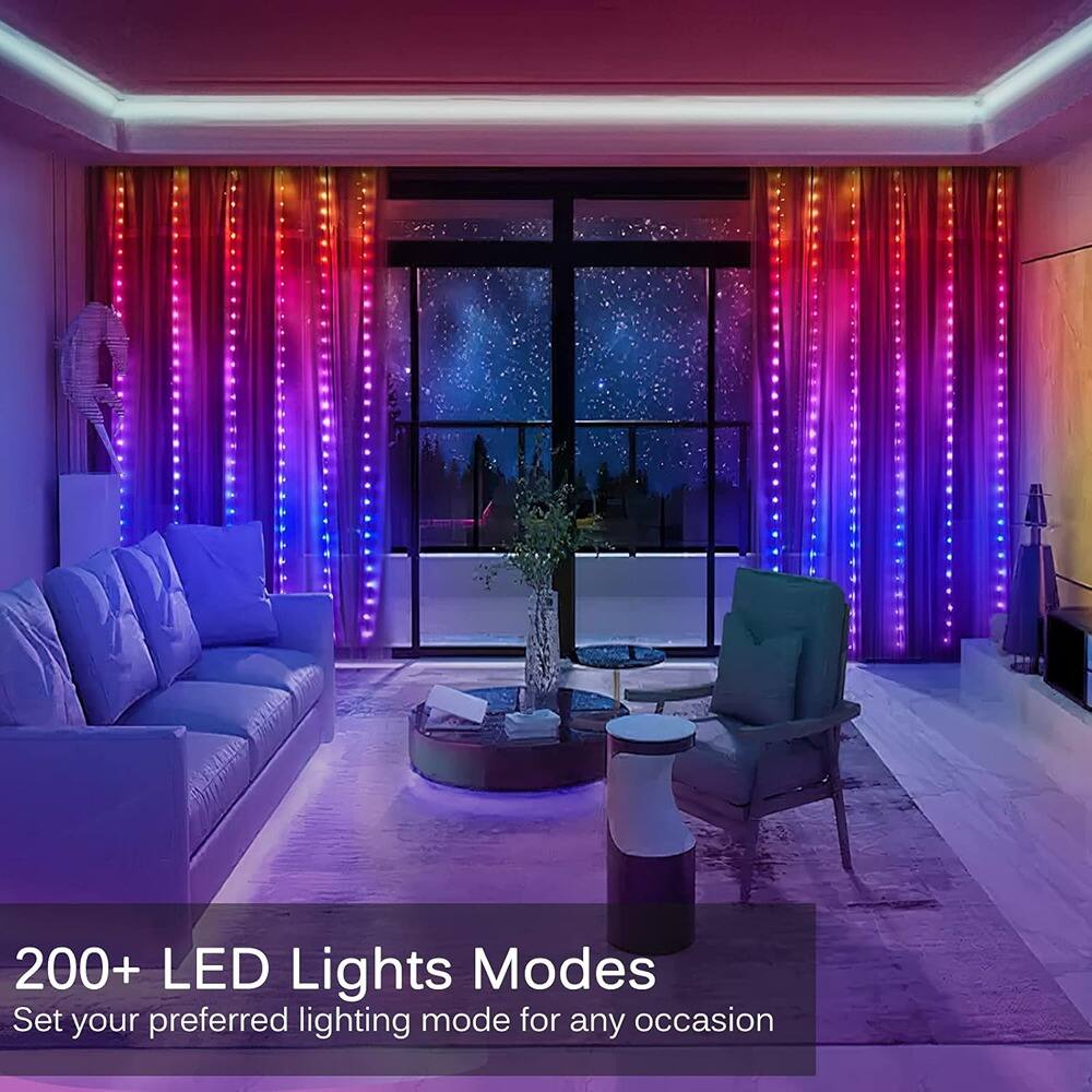 200+ LED Lights Modes  
Set your preferred lighting mode for any occasion
