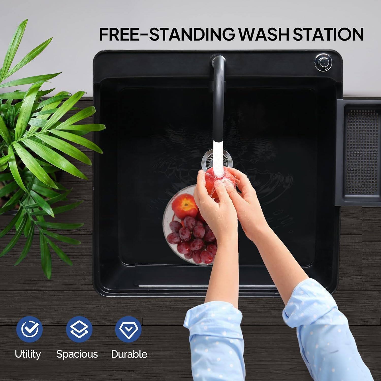 FREE-STANDING WASH STATION

Utility
Spacious
Durable