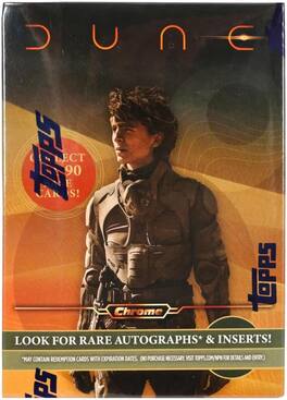 Topps - 2024 Dune Chrome 7-Pack Blaster Box - Trading Card Box (1 Sand Worm Ray Wave Parallel Per Box)