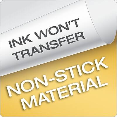 INK WON'T TRANSFER  
NON-STICK MATERIAL