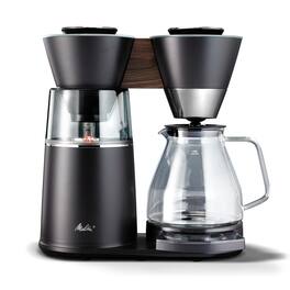 Melitta - Vision 12-Cup Luxe Drip Coffee Maker with Revolving Dashboard - Black