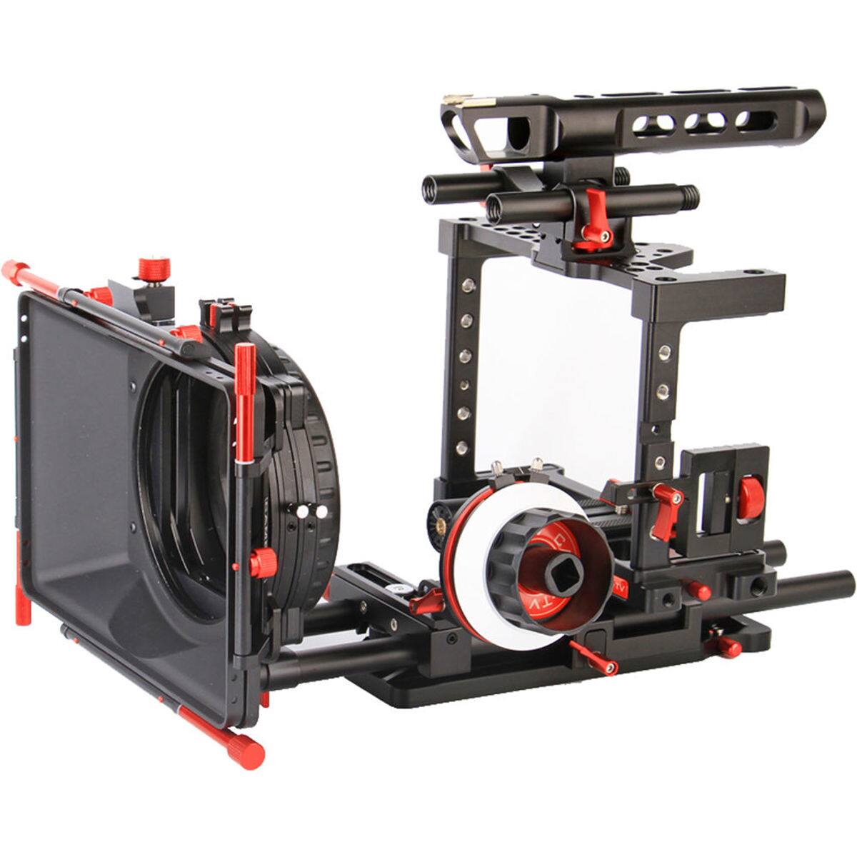 Alt View 2. Came-TV - Came-TV DSLR Cage w/Hand Grip for GH4, Sony A7s  Canon 5D Mark III Cameras.