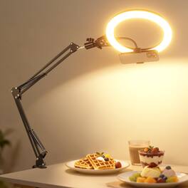Neewer - 10.5" Desktop Ring Light, Clamp Stand, 10W