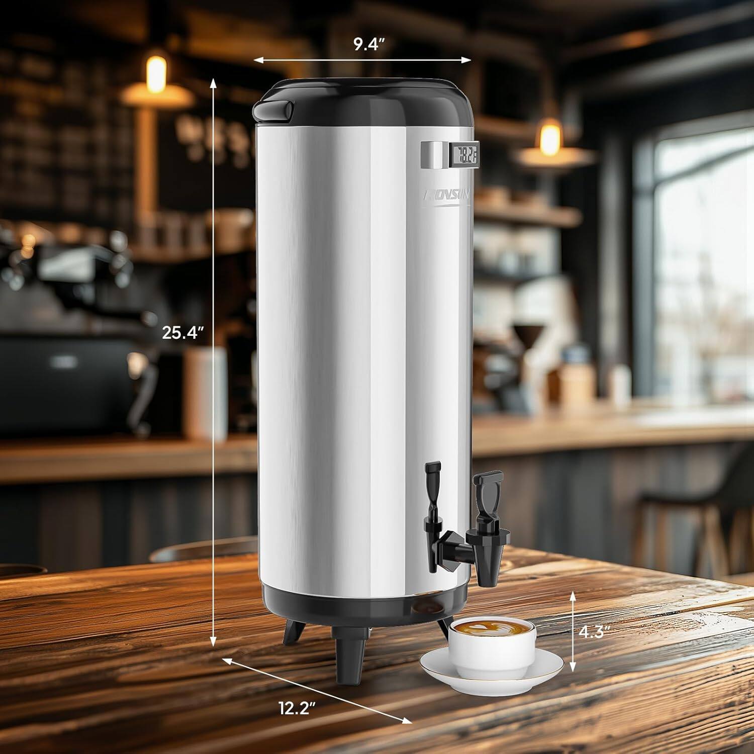 9.4" 182 OVSUN 25.4" 4.3" 12.2"