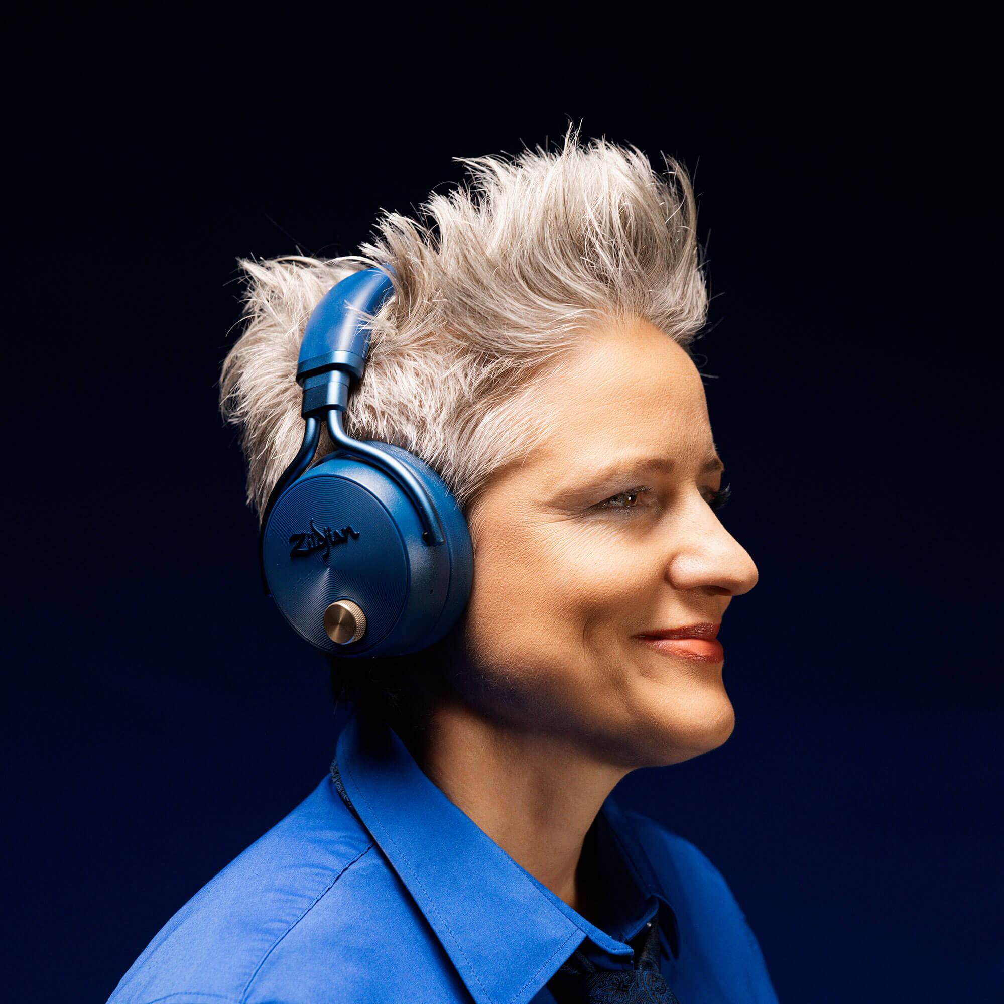 Alt View 7. Zildjian - ALCHEM-E Perfect Tune Headphones - Midnight.