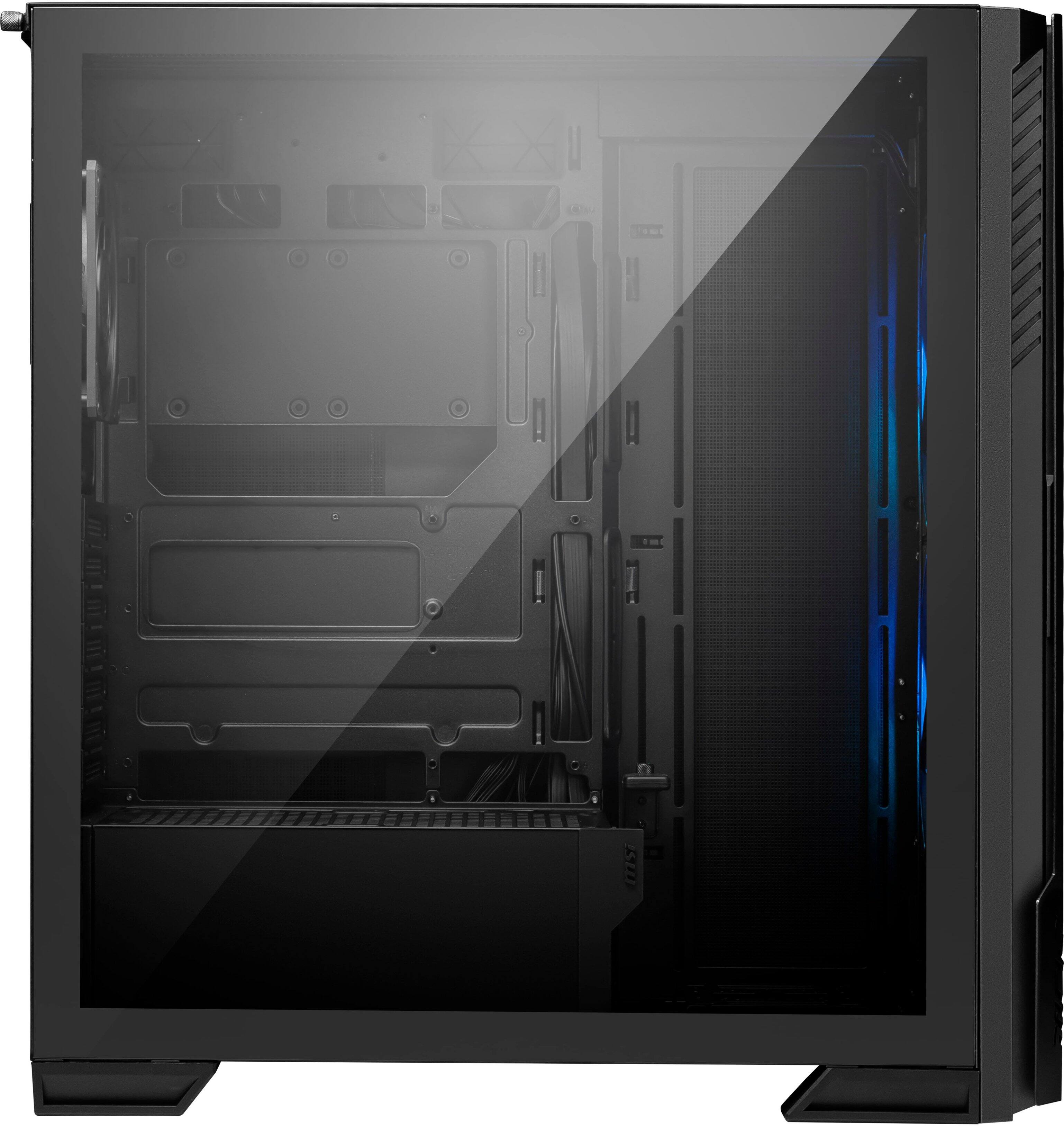 Alt View 1. MSI - MPG Velox 300R Airflow PZ ATX Mid-Tower PC Case - Black.
