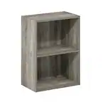 Front. Furinno - Daly 6-Cube Irregular Cubes Bookcase, Bookshelf, Storage Organizer - Espresso.