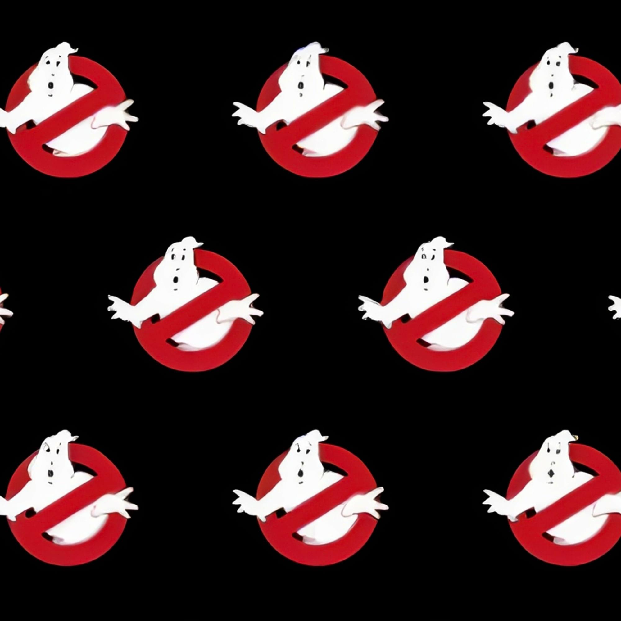 Alt View 1. Trick or Treat Studios - Ghostbusters "No Ghost" Wrapping Paper  | 30 x 96 Inches - Multi-Colored.
