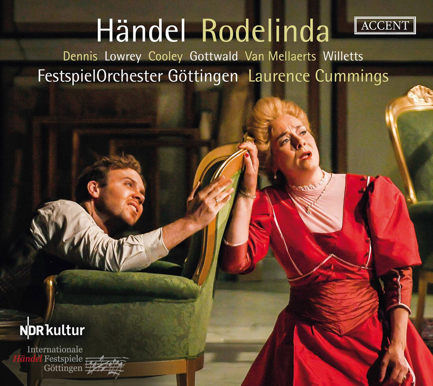 Händel Rodelinda

Dennis Lowrey Cooley Gottwald Van Mellaerts Willetts

FestspielOrchester Göttingen Laurence Cummings

NDR kultur

Internationale Händel Festspiele Göttingen