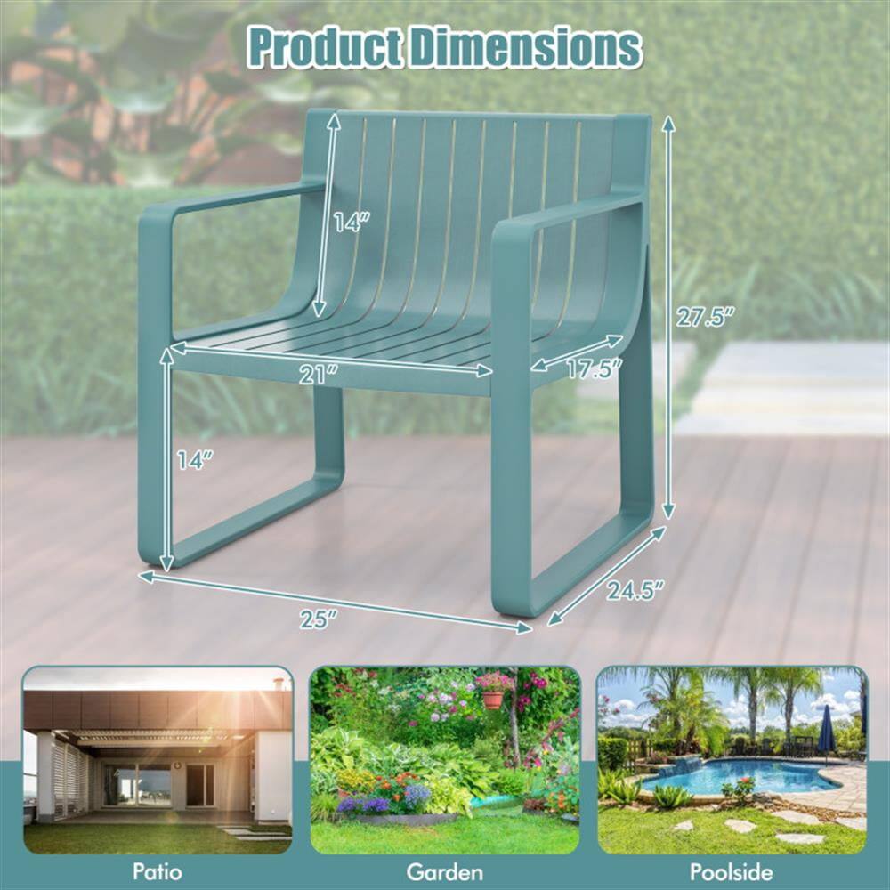 Product Dimensions: 14" x 27.5" x 21" x 17.5" x 14" x 25" x 24.5"  
Patio Garden Poolside