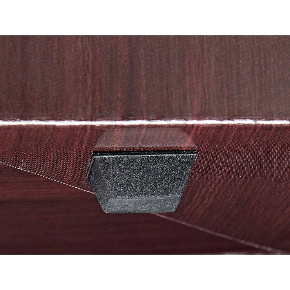 Left. AdirOffice - Blueprint Storage Rolled File Corrugated File Box - 20 Slot, Walnut.