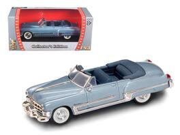 1949 Cadillac Coupe DeVille Convertible 1/43 Diecast Model Car by Road Signature - Blue Metallic