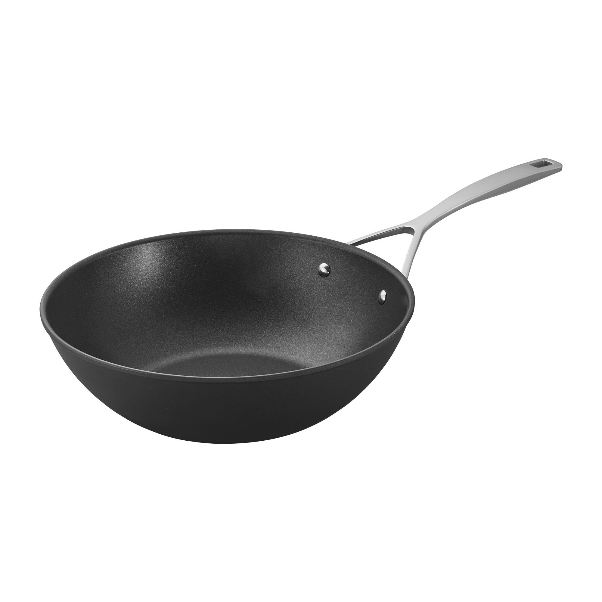 Front. Demeyere - Demeyere AluPro 3.2-qt Aluminum Nonstick Perfect Pan - Black.