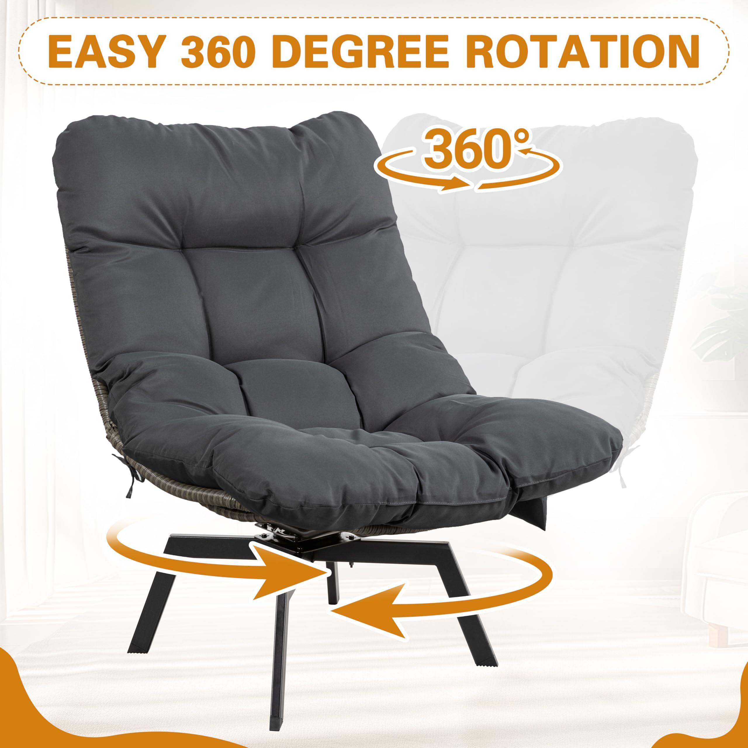EASY 360 DEGREE ROTATION  
360°