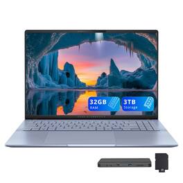 ASUS - 16.0" 2880x1800 Display Laptop,Ultra 9-285H,32GB,2TB SSD+1TB Docking Station,Intel Arc,Backlit Keyboard,Win 11 - Blue