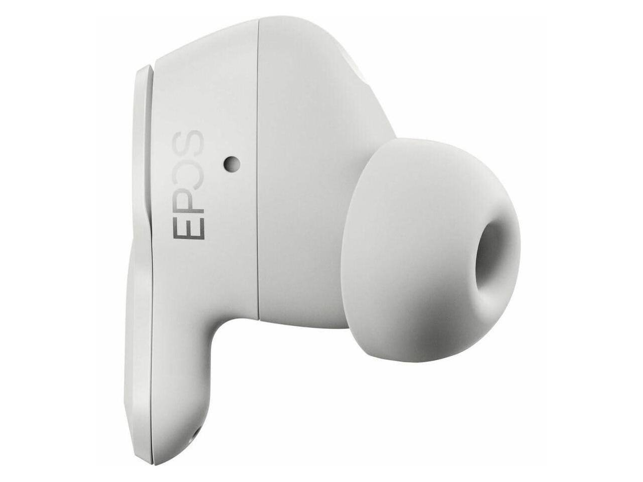 Alt View 9. EPOS - EPOS ADAPT E1 True Wireless Bluetooth Earbuds/Headphones - White - Blue.