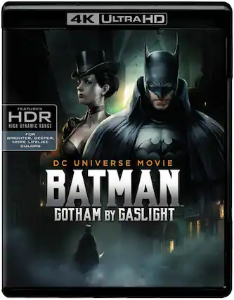 Front. Batman: Gotham by Gaslight - 4K Blu-Ray.