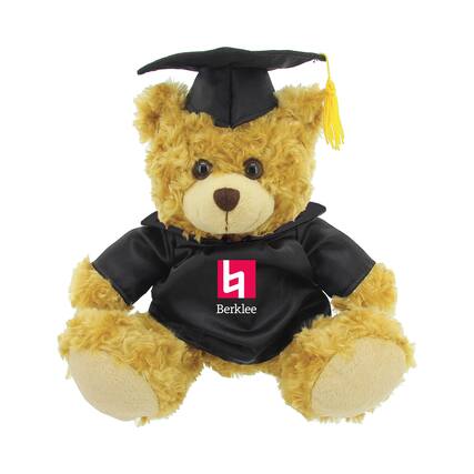 Front. Jardine - Berklee College of Music 12'' Graduation Plush Bear - Oatmeal.