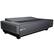 Left. Hisense - PX1-PRO Triple-Laser Ultra Short Throw Home Theater Projector, 4K UHD, HDR, Android TV, Dolby Atmos, 2200 Lumens - Gray.