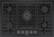 Front. Bosch - 800 Series 30" Built-In Gas Cooktop with 4 burners - Black.