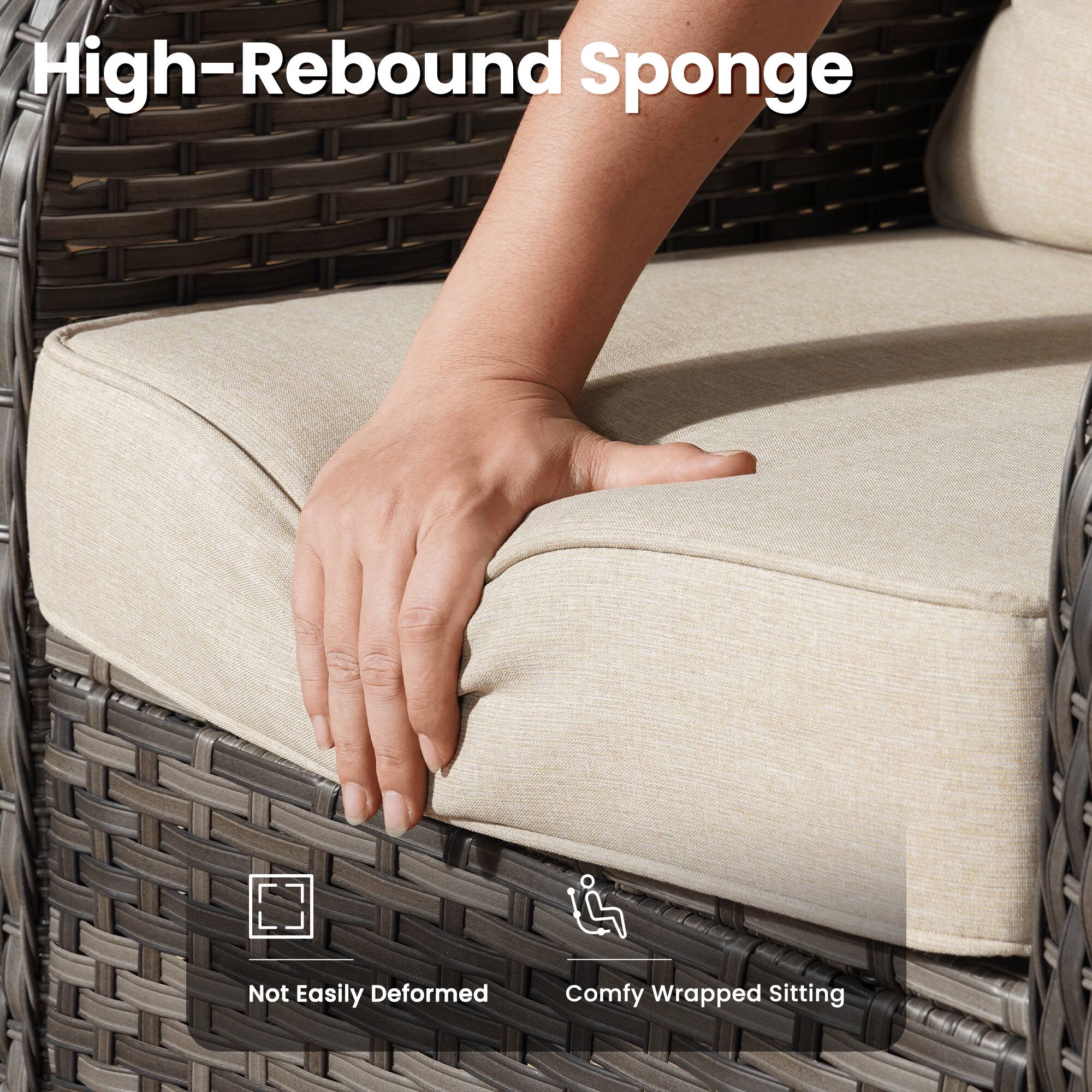 High-Rebound Sponge

Not Easily Deformed

Comfy Wrapped Sitting