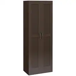 Homcom - Storage Cabinet w/ Adjustable Shelves - Coffee