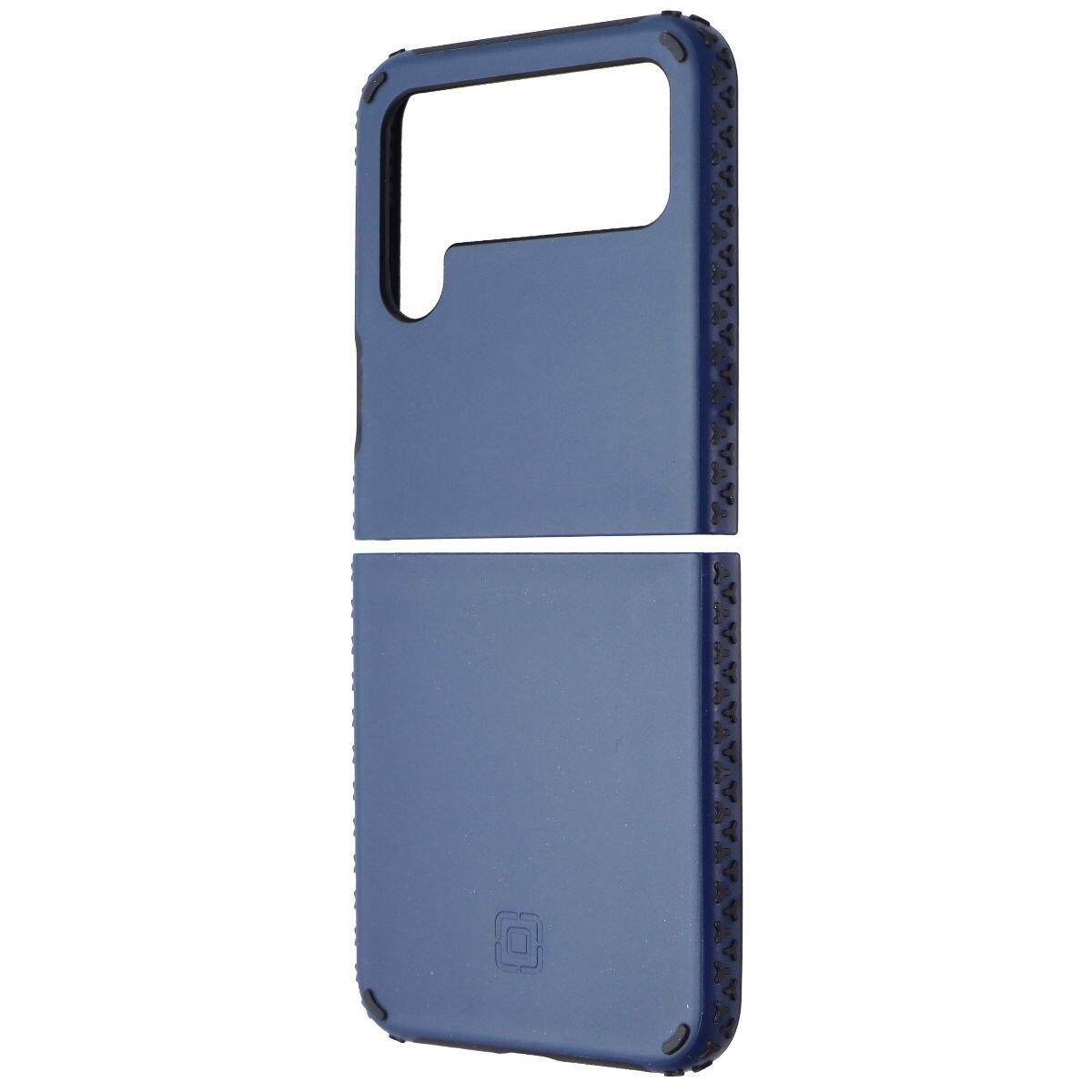 Front. Incipio - Incipio Grip Series Case for Samsung Galaxy Z Flip4 - Midnight Navy - Blue.