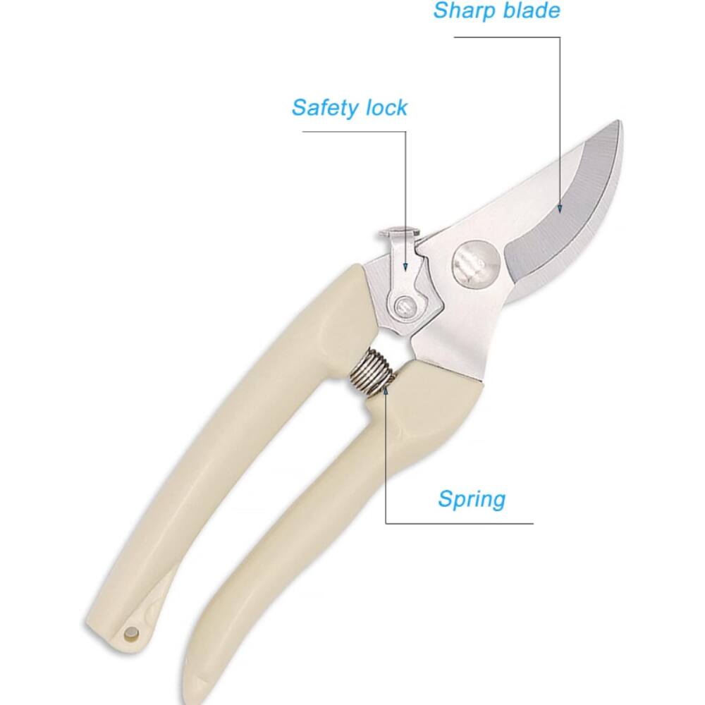 Sharp blade, Safety lock, Spring