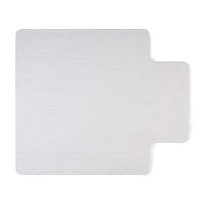 Staples - Carpet Chair Mat with Lip, 45" x 53'', Flat-Pile - Clear