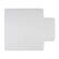 Front. Staples - Carpet Chair Mat with Lip, 45" x 53'', Flat-Pile - Clear.
