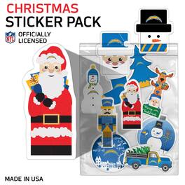 Fan Creations - Los Angeles Chargers Holiday Sticker Set - Multicolor