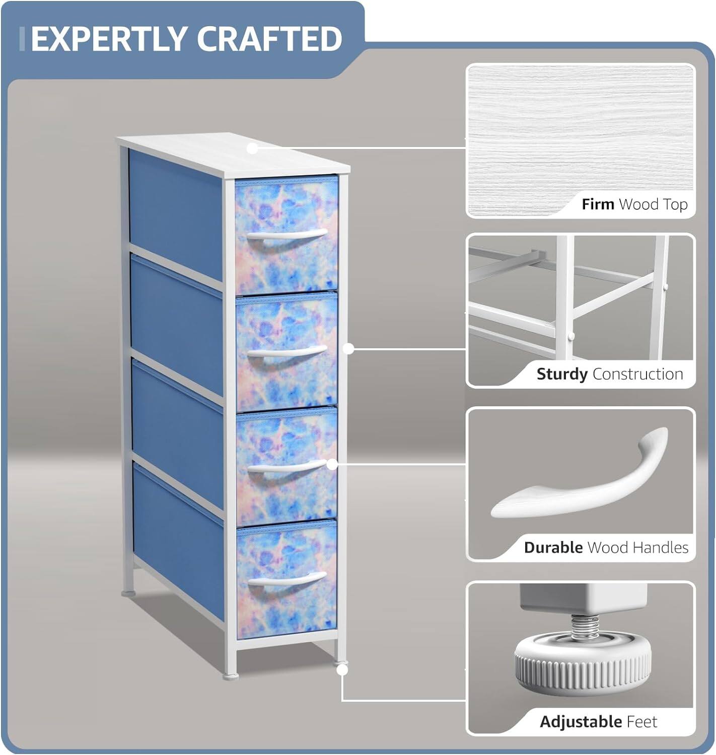 EXPERTLY CRAFTED

- Firm Wood Top
- Sturdy Construction
- Durable Wood Handles
- Adjustable Feet