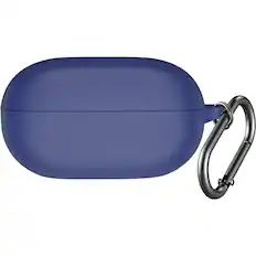 Front. SaharaCase - Venture Series Silicone Case for Beats Solo Buds Earbuds - Midnight Blue.