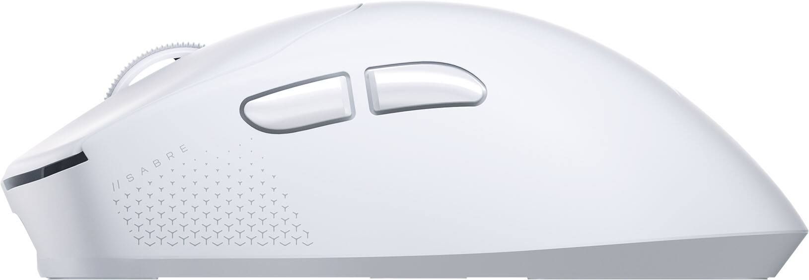 Alt View 32. CORSAIR - SABRE v3 PRO PureVector ULTRALIGHT ERGO 41g Gaming Mouse with Personalized Directional Sensitivity - White.