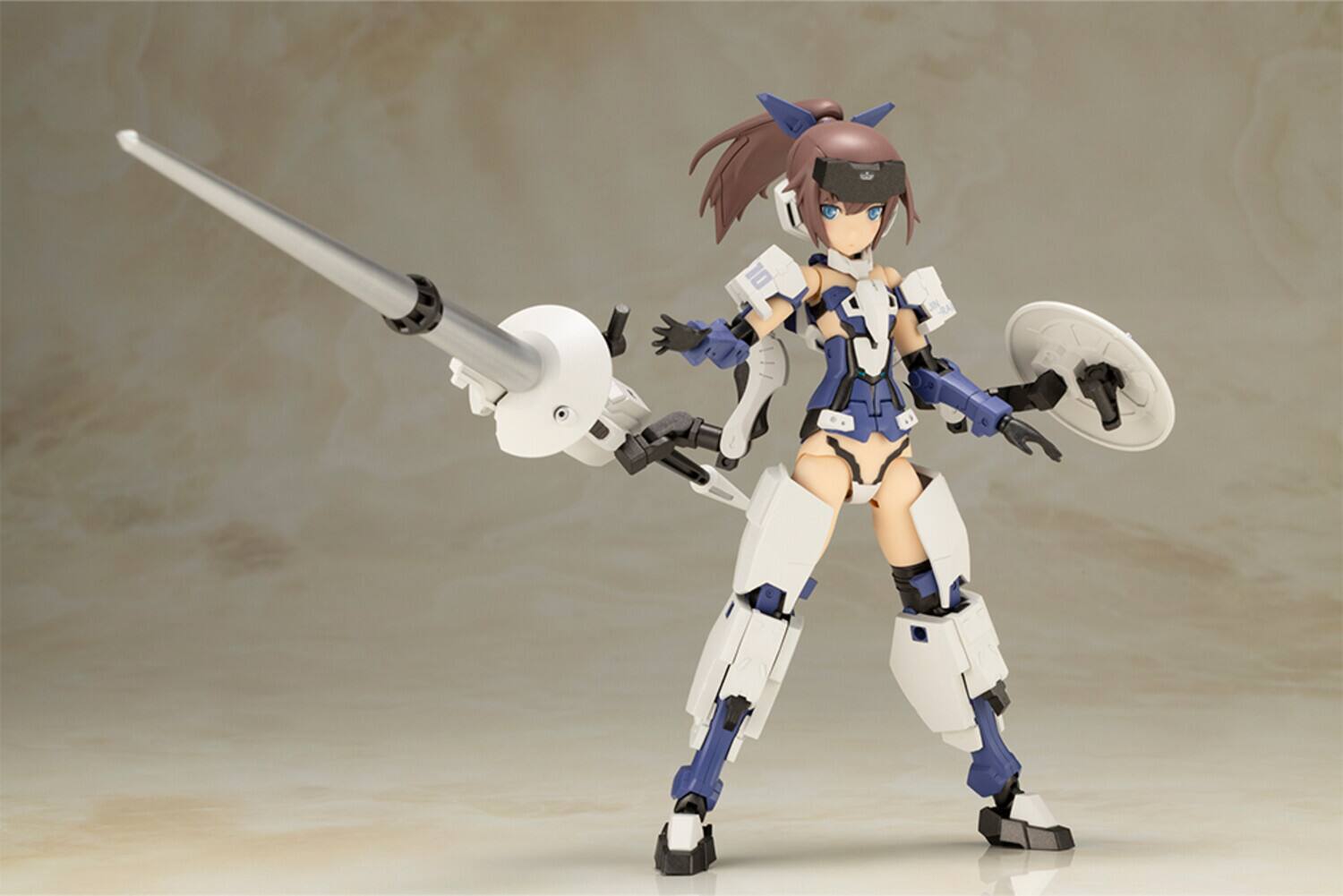 Alt View 3. PopMarket - Kotobukiya - Frame Arms Girl x Hexa Gear - Jinrai Lancer Verison Model Kit   - COLLECTIBLES - Multicolor.