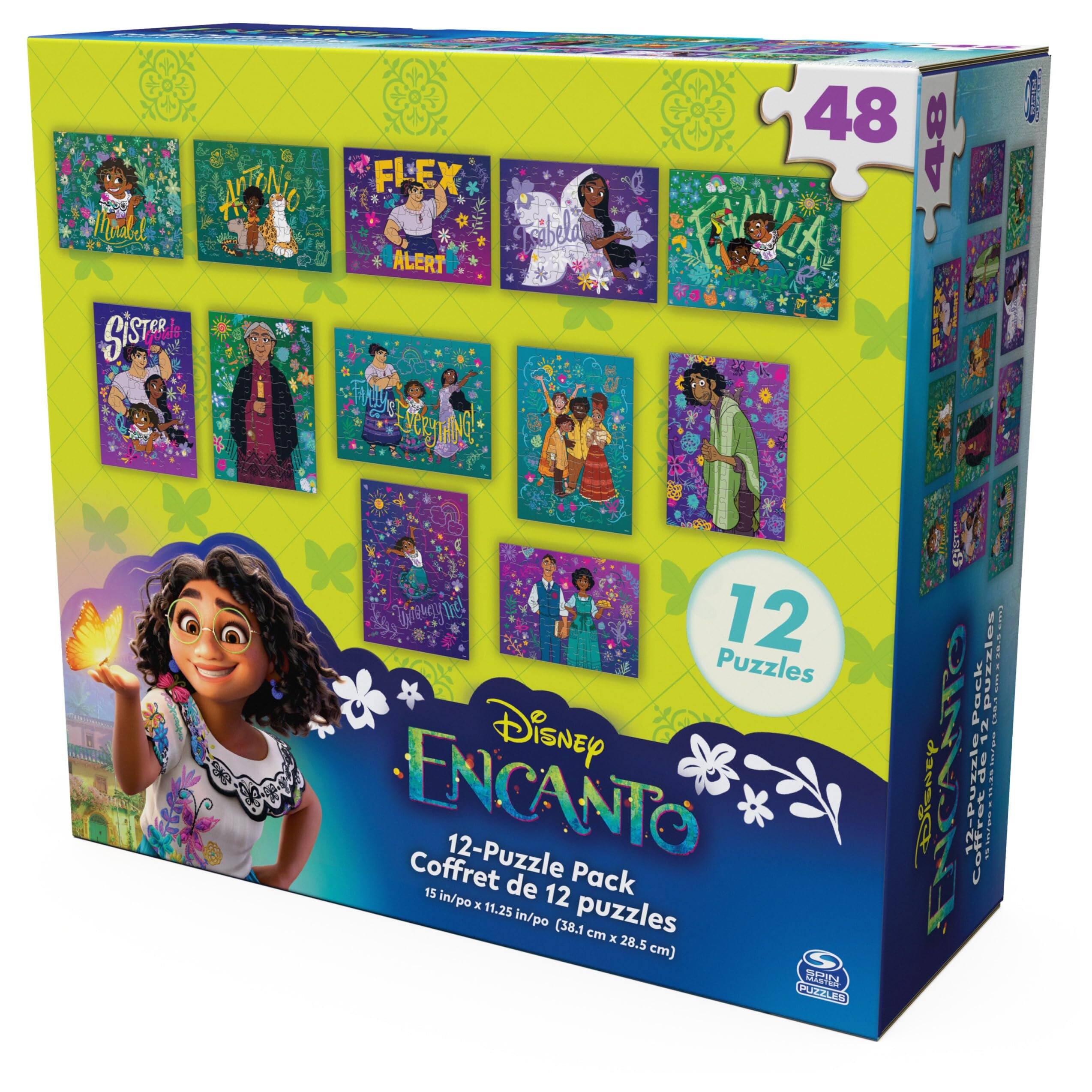 48 AINO FLEX Medl Fribelan ALERT Siste Ty scyN 2 CETFINO A : Tiign! 12 Puzzles NO Pock puzzles CTSES. Disney Coffreuszlo.Pack | ENCANTO Coffret 15 in/po 12-Puzzle 11.25 de in/po 12 (38.1 Pack puzzles cm x 28.5 isnep ENCANTO E2 cm) BICICA PUZZLES AH

Corrected text:

48 AINO FLEX Medl Fribelan ALERT Siste Ty scyN 2 CETFINO A : Tiign! 12 Puzzles NO Pock puzzles CTSES. Disney Coffreuszlo.Pack | ENCANTO Coffret 15 in/po 12-Puzzle 11.25 de in/po 12 (38.1 cm x 28.5 cm) BICICA PUZZLES AH

48
12 Puzzles
Disney ENCANTO
12-Puzzle Pack
Coffret de 12 puzzles
15 in/po x 11.25 in/p