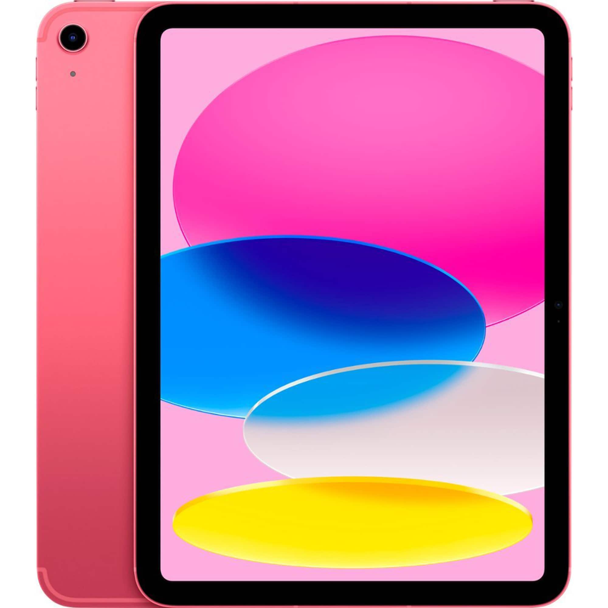 Front. Apple - Certified Refurbished iPad 10.9" (10th Generation) (Wi-Fi) - 64GB - Pink.