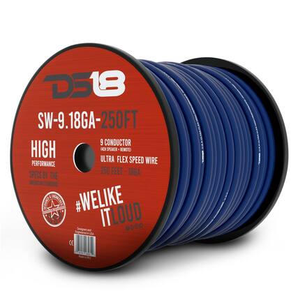 D318 SW-9.18GA-250FT
9 CONDUCTOR HIGH (4CH SPEAKER REMOTE) ULTRA FLEX SPEED WIRE PERFORMANCE 250 FEET 18GA
SPECS BY THE AMERICAN STANDARD & DESIGNED ENGINEERED
#WELIKE ITLOUD
Engineered Designed and Made in USA
CE
HON FLEX ULTRA U.S.A
875
Made in PRC