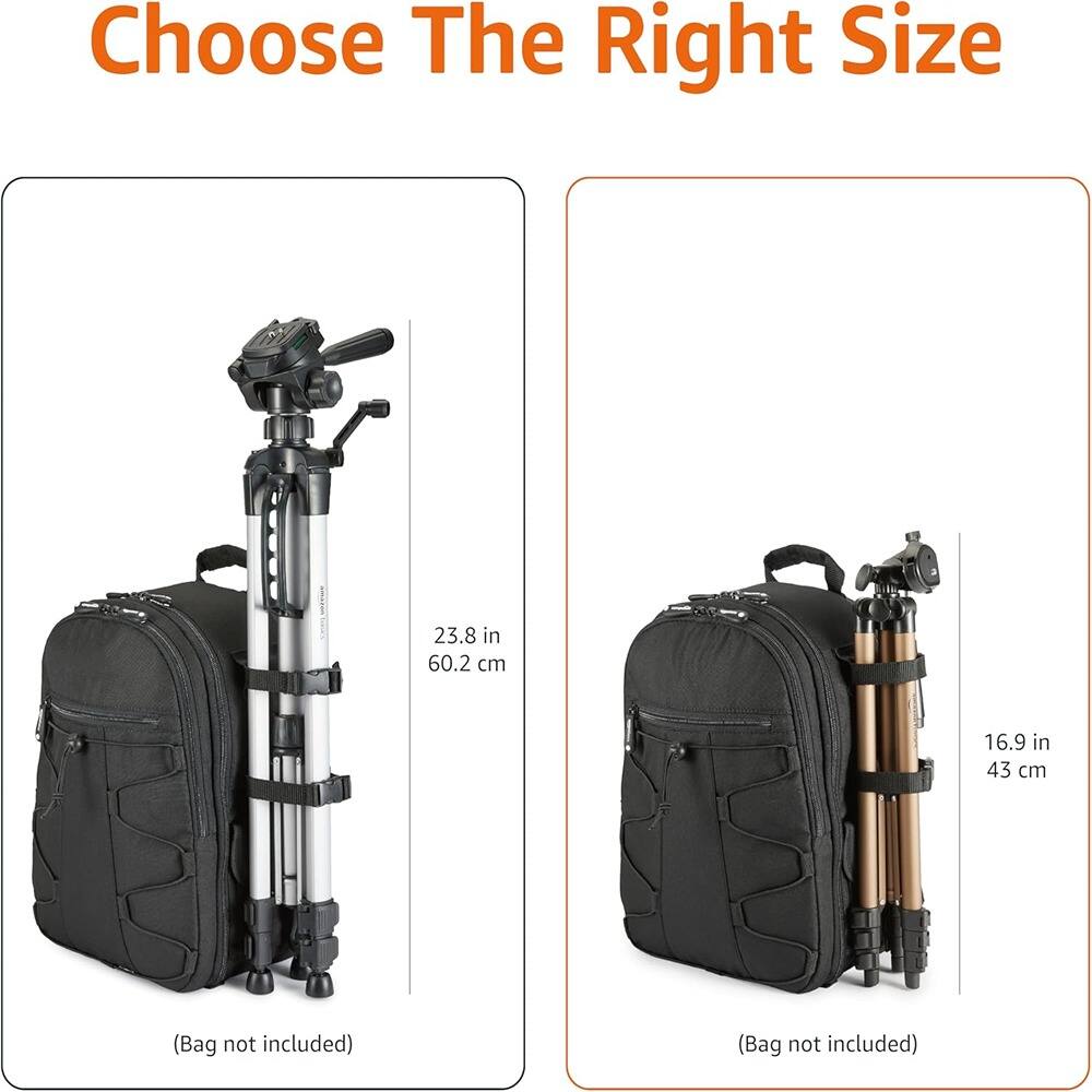 Choose The Right Size

23.8 in  
60.2 cm  
(Bag not included)

16.9 in  
43 cm  
(Bag not included)