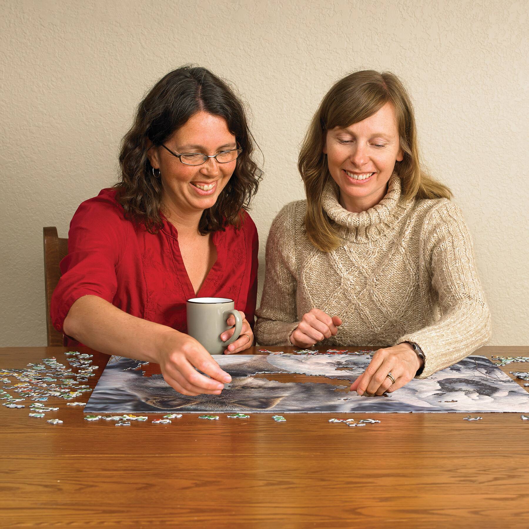 Alt View 1. Outset Media - Outset Media: 1000 Piece Puzzle: Master Of The North - Reference Poster Included.