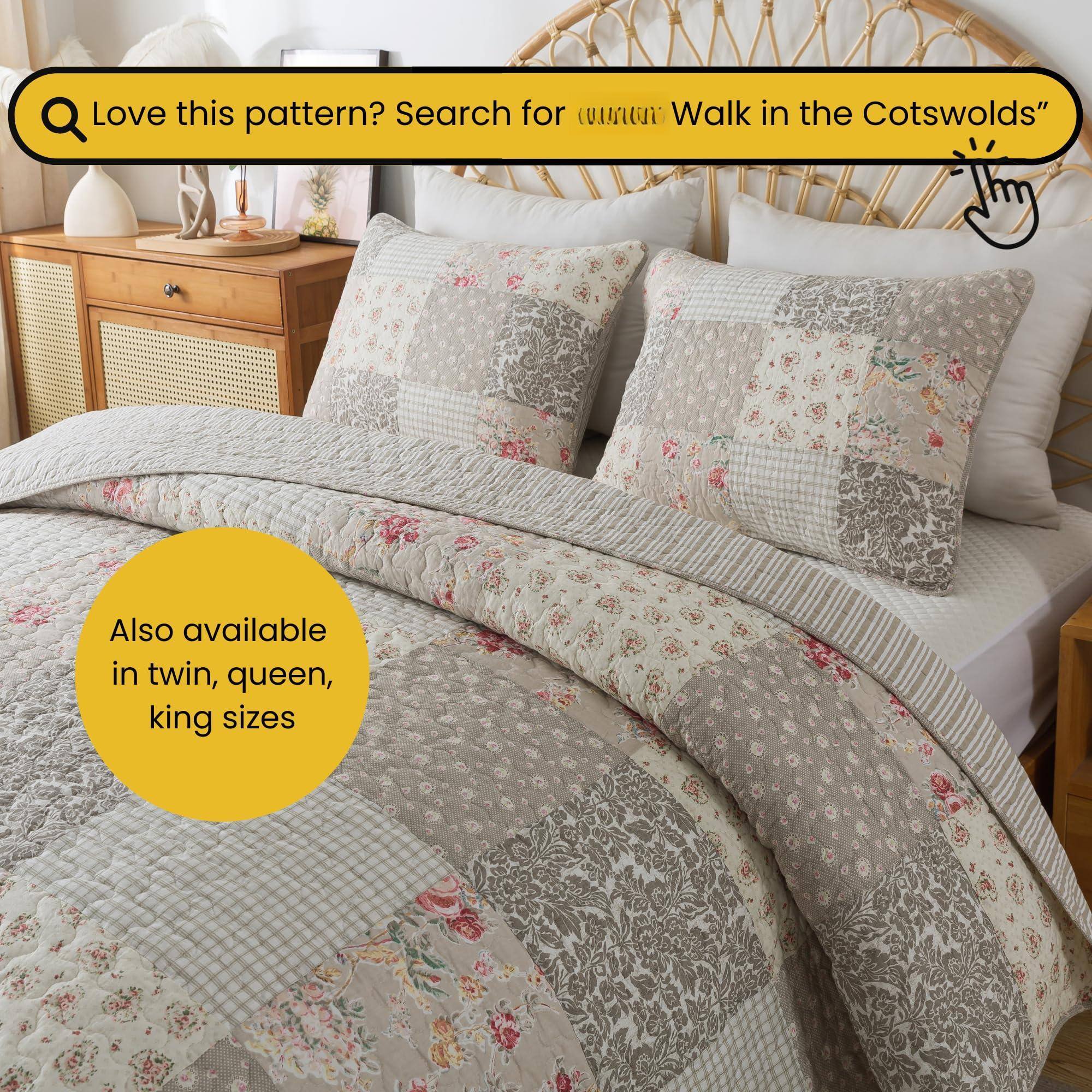 Love this pattern? Search for "Walk in the Cotswolds"

Also available in twin, queen, king sizes
